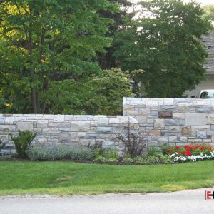 Stone Fence by Ch Stonework stone mason Toronto