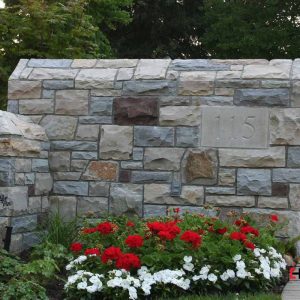 Stone Fence by Ch Stonework stone mason Toronto