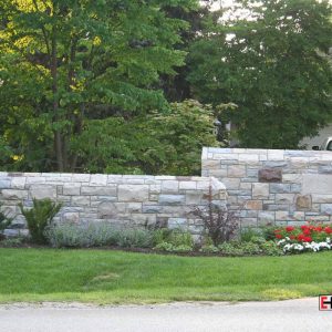 Stone Fence by Ch Stonework stone mason Toronto