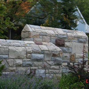 Stone Fence by Ch Stonework stone mason Toronto