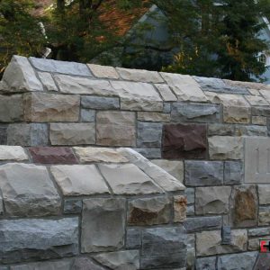 Stone Fence by Ch Stonework stone mason Toronto