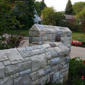 Stone Fence by Ch Stonework stone mason Toronto