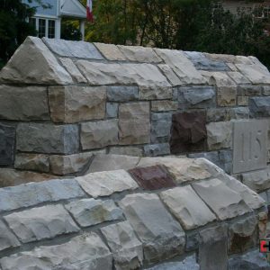 Stone Fence by Ch Stonework stone mason Toronto