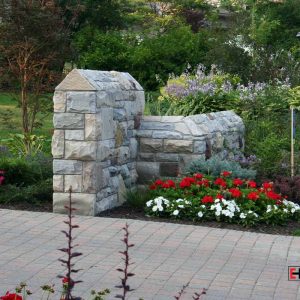 Stone Fence by Ch Stonework stone mason Toronto