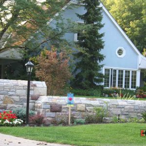 Stone Fence by Ch Stonework stone mason Toronto