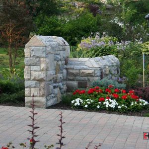 Stone Fence by Ch Stonework stone mason Toronto