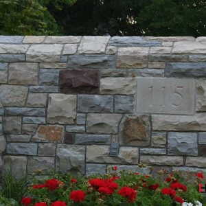 Stone Fence by Ch Stonework stone mason Toronto