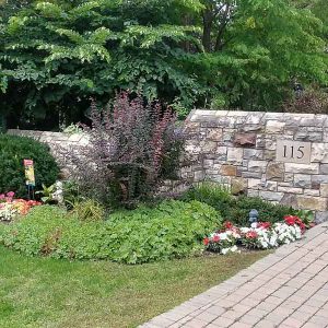 Stone Fence by Ch Stonework stone mason Toronto
