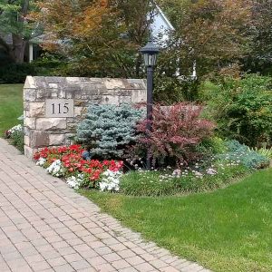Stone Fence by Ch Stonework stone mason Toronto