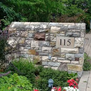 Stone Fence by Ch Stonework stone mason Toronto