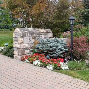 Stone Fence by Ch Stonework stone mason Toronto